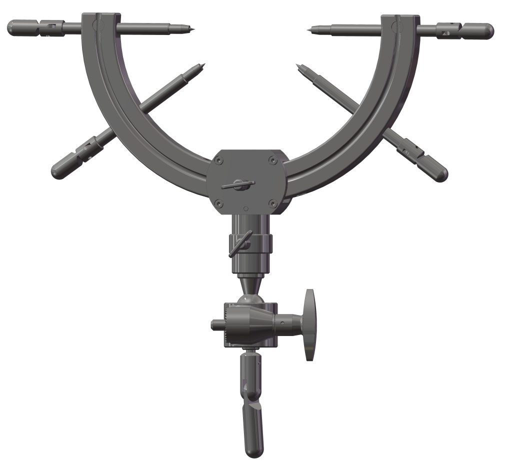 4 PIn Skull Clamp